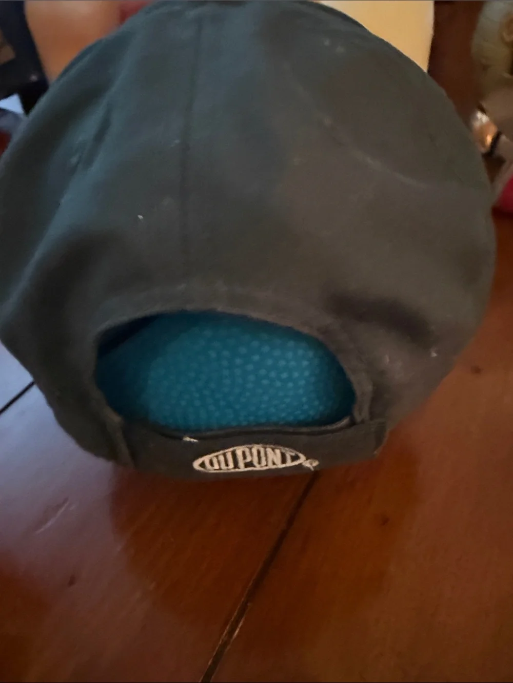Embroidered Logo Baseball Cap in Deep Teal